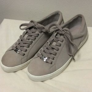 Michael Kors Gray Suede Lace Up Sneakers Size 7.5
